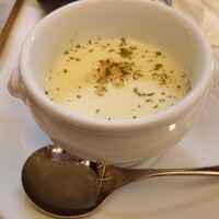 銀座あしべ - さつまいものポタージュ