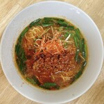 らーめん つるぎ - 辛味噌らーめん、真上から！