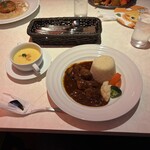 食堂車レストラン 黄昏号 - ビーフシチューバターライス添え