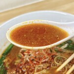 らーめん つるぎ - 辛味噌らーめん、スープリフト！