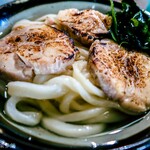 ヨコクラうどん - 鶏チャー葱炙油うどん