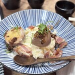 肉汁餃子・もつ焼き 天満のしんちゃん - しんちゃんのポテサラ