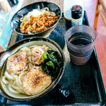 ヨコクラうどん - なめこーる＆鶏チャージ