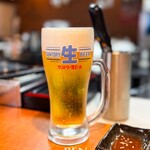 焼肉やっちゃん 綱島店 - 生中