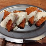 大衆酒場また会いにゆきます。 - ハムカツ　ゴルゴンゾーラソース