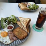 cafe グランデ - セットのアイスコーヒー