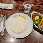 デリー - カシミールカレー(ラム肉,ライス大盛) ¥900