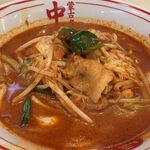 蒙古タンメン中本 - 冷やし味噌野菜のスープ