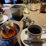 RACINES Boulangerie & Bistro - 濃厚プリンとコ―ヒ―