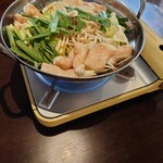 馬刺し もつ鍋 焔田 - モツ鍋　醤油味　2人前