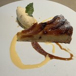 tangent - りんごのタルト、ラムレーズンのアイス