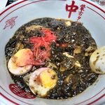 蒙古タンメン中本 - 黒麻婆丼弁当（自宅にて）