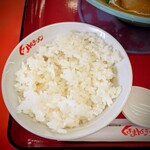 くるまやラーメン - 半ライス　50円