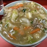 幸園 - 五目あんかけ麺　大　600円