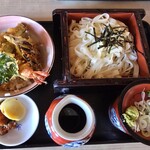 寿美吉 - 天丼、ざるきしめんセット｡