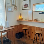 るぅた - イートインは４席。