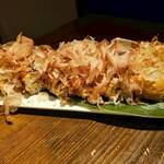 たこの壺 - 栃尾油揚げのネギ味噌入り
