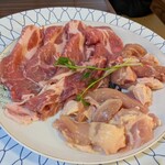 コロムビア - 豚肉追加と上州鶏肉　共に800円