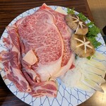 コロムビア - 上州牛と下仁田豚、下仁田ネギ、肉厚椎茸