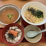ジョイフル - 料理写真:めんたいつけ麺と明太子ご飯\1,208