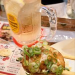 タコとハイボール - 「超炭酸角ハイボール」＆ 九条ねぎマヨ