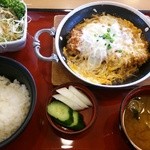 かつグルメ - 2014.10かつ鍋ランチ（580円税抜き）