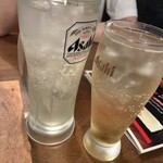 壱福 - レモンサワー　梅酒ソーダ