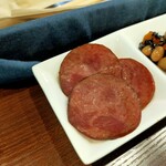 NAVY brew - 息子さんのお土産の牛タンスモーク