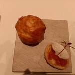 メゾン ポール・ボキューズ - グジェールと信州サーモンのタルタル