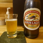 千代娘 - ビール中瓶 キリンラガー