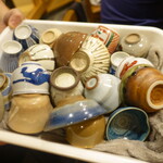 千代娘 - 熱燗はお好みのお猪口が選べます