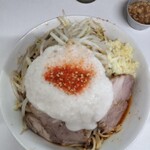 ラーメン荘 歴史を刻め なかもず店 - じゃポン(200g全マシ)
