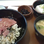 Sukiya - 鉄火丼(並) 健康セット