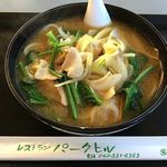 レストラン パークヒル - 豚肉入り味噌うどん