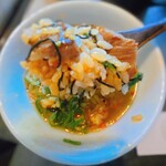 黒毛和牛 肉まぶし ふじ田 - 出汁茶漬けの出来上がり