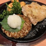 デニーズ　 筑波学園都市店 - おろしハンバーグ&米どりのグリル