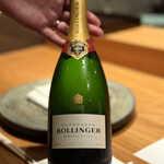 銀座 炎 田むら - グラスシャンパン