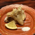 賛否両論 - 舞茸の天ぷらと里芋のから揚げ