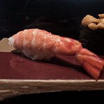 たから寿司 - 相方注文のエビ〜わたくしエビ╳人間なので