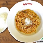 ジョリーパスタ - 料理写真:感動ボロネーゼパスタ（麺・ソース大盛り）＆ ふわふわチーズ