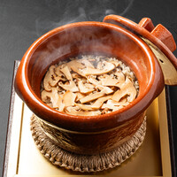 松茸土鍋ご飯