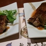野ふうど　高尾庵 - ディナー限定 牛肉のステーキ H26.10