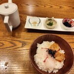 cafe むぎ - 夕食・シメのお茶漬け