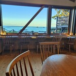 cafe むぎ - カフェから見えるオーシャンビュー