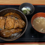 帯広熟成豚丼 北花亭 - 豚丼 ご飯大盛り(ミニ豚汁付)