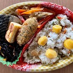 西町りうぼう - ＊栗山菜ご飯弁当（¥626）