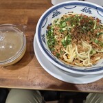 無冠 - 汁無し担々麺　牡蠣スープ付き(¥800)