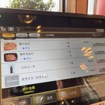 牛千 - メニュー