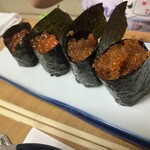 八州鮨 - いくら、とびっこ軍艦(お子様用)