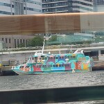 深川 冨士見 - ⛴第三十五冨士見 北斎 船内から伊豆大島行きセブンアイランド 友。